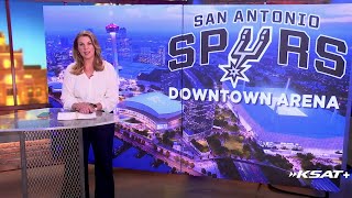 KSAT breaks down citys plans for downtown Spurs arena [upl. by Iman]