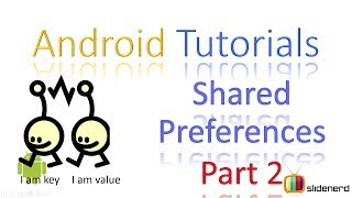 150 Android SharedPreferences Tutorial Part 2 [upl. by Eilah]