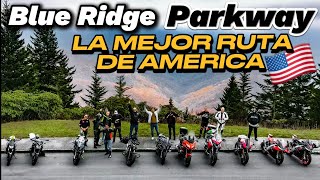 Mi 1era vez en el BLUE RIDGE PARKWAY 4K Una aventura más en moto con los panas adrenalina riders [upl. by Ashleigh740]