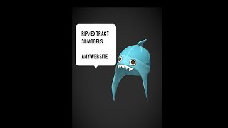 How to Ripdownload 3D Models From the websites short tutorial [upl. by Nairda]