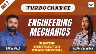 DAY 7  ENGINEERING MECHANICS  JUNIOR INSTRUCTOR EXAM SPECIAL 🎯  TURBOCHARGE 🚀 [upl. by Asemaj]