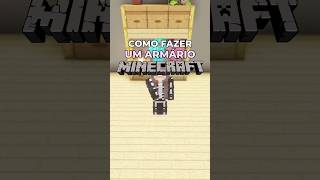 COMO FAZER UM ARMÁRIO NO MINECRAFT [upl. by Rosmunda]