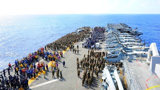 City At Sea Life Inside World’s Largest US Navy Aircraft Carrier  Full Documentary [upl. by Notsehc]