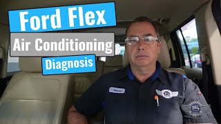 Ford Flex Air Conditioning Diagnosis [upl. by Egnalos498]