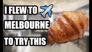 I Flew to MELBOURNE to try the BEST CROISSANT in the WORLD  LUNE CROISSANTERIE 2019 [upl. by Beaston933]