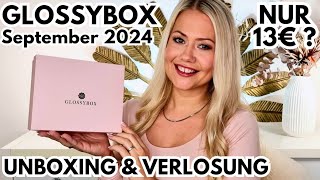 GLOSSYBOX SEPTEMBER 2024  Unboxing amp Verlosung [upl. by Eiggam367]