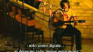 The Verve The drugs dont work Acoustic Sub Español [upl. by Gem749]