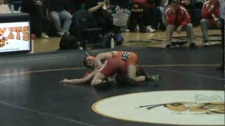 MHSAA Wrestling Regionals Jacob Jones LinPark vs Austin Pilme Canton Div 1 [upl. by Bilek]