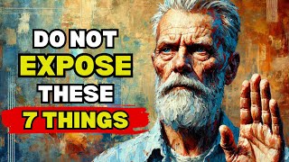 7 Things You Should NOT Expose To OTHERS Stoicism modern stoicism [upl. by Eetnuahs139]