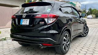 2017 Honda Vezel Hybrid RS Review  162hp Interior Exterior and Specs  Pearl Black Colour [upl. by Amikat]