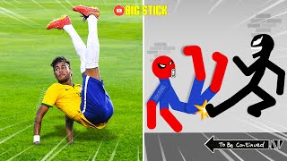 20 Min Best Falls  Stickman Dismounting Funny Moments  Big Stick 1 [upl. by Adnof216]