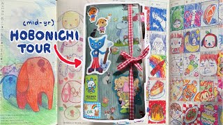 my midyear hobonichi flip through ✿ [upl. by Guise]