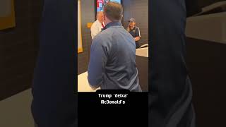 Em brincadeira Trump pede demissão do McDonalds noticias curiosidades donaldtrump [upl. by Ajat208]