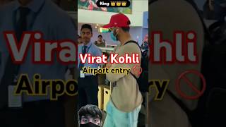 Virat Kohli airport entry shorts viratkohli [upl. by Ahselyt376]