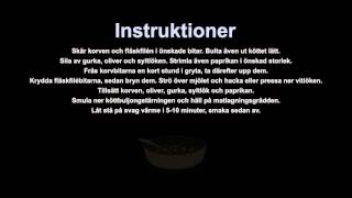 Ett recept till kreolsk gryta [upl. by Swords]