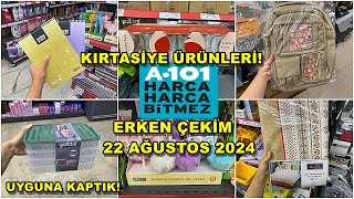 ERKEN ÇEKİM A101 22 AĞUSTOS 2024 A101 KIRTASİYE ÜRÜNLERİ 2024 A101 AKTÜEL ÜRÜNLERKAÇMAZ [upl. by Inwat]