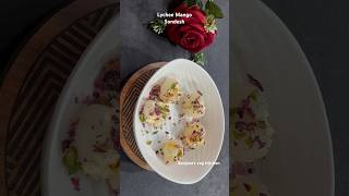 Lychee Mango Sandesh । Sandesh । Sandesh Recipe । Mango Recipe ।Lychee Recipe । Sondesh । Recipe । [upl. by Sofko]