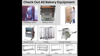 Bakery Equipment list for Commercial amp Small Bakery Equipment list Business [upl. by Moriah607]