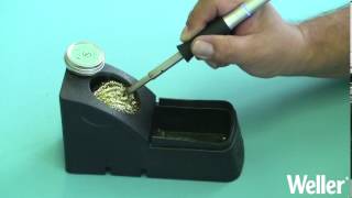 Weller® Soldering Iron Tip Cleaning [upl. by Itisahc]