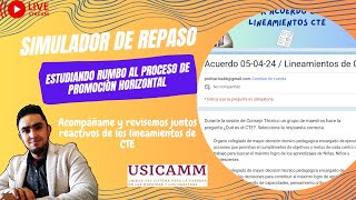 Simulador  Lineamientos de Consejos Técnicos Escolares 👨‍🏫👩‍🏫 [upl. by Rennoc]