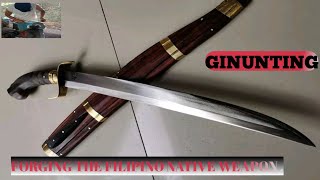 How to make a ginuntingFilipino native weaponBohol Blade [upl. by Eirek621]