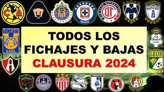 LAS ÚLTIMAS ALTAS Y BAJAS DE LA LIGA MX 2024 🔥FICHAJES 🔥 FUTBOL ESTUFA 🔥 CLAUSURA 2024 🔥 ligamx [upl. by Jeuz604]