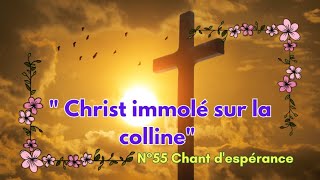 Christ immolé sur la collineQuel  55 Chant dEspérance Français  Sans musique  Chéry Jordan [upl. by Lucine]