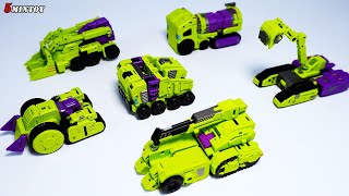 Six Combine Transformers CUBE DEVASTATOR full ver [upl. by Aseeral]