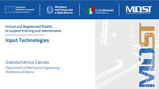 Input technologies Giandomenico Caruso [upl. by Selia]