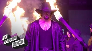 The Undertakers 20 greatest moments  WWE Top 10 Special Edition [upl. by Huttan855]