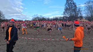 Nieuwjaarsduik 2024 Hulsbeek Oldenzaal [upl. by Haididej348]