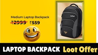 Laptop backpack offer  Laptop backpack under ₹599 [upl. by Doner]