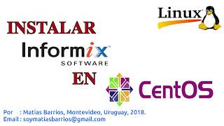 Como instalar Informix en Centos 7 [upl. by Jeri]