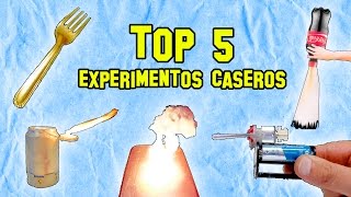 🤓🧪5 Experimentos para hacer en casa🏡 [upl. by Giles175]