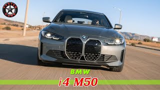 2024 BMW i4 M50 The Future of M Performance [upl. by Schuman]