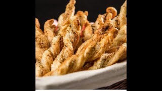 Caraway Cheese Puff Pastry Straws [upl. by Fermin]