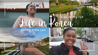 Life in Korea 🇰🇷 vlog  day in my life amp spring time fun  EPIK teacher [upl. by Brower]