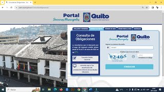 Consulta de valores a pagar del IMPUESTO PREDIAL en el MUNICIPIO DE QUITO  PAGO EN LINEA [upl. by Bridgid]