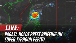 LIVE PAGASA gives updates on Super Typhoon PepitoPH  November 17 [upl. by Aivirt304]