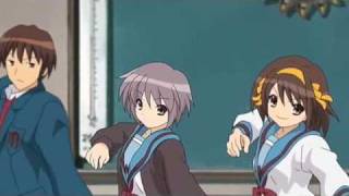 Haruhi Suzumiya Ending Dance  Cartoon Heroes [upl. by Hoag833]