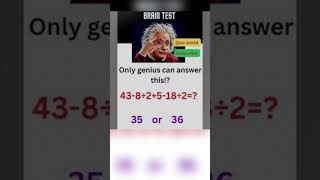 Smart Enough for This IQ Test shorts alberteinstein mindiqtest iqtestonline [upl. by Josler]