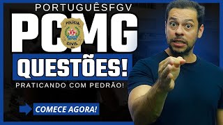 🔴PPBA  PCMG  QUESTÕES COMENTADAS  Português FGV [upl. by Aliakam]