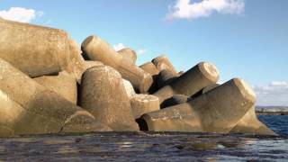 Tetrapod Coastal protection by BETONBLOCK® [upl. by Ettenoitna]