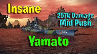 Insane Yamato Two Brothers Mid Push Counter Trap in World of Warships Legends [upl. by Ailemac]