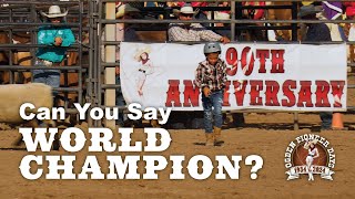 Ogden Pioneer Days Rodeo 2024  Mutton Bustin World Champion [upl. by Soilissav]