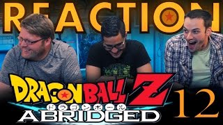 TFS DragonBall Z Abridged REACTION Episode 12 [upl. by Neelyhtak252]