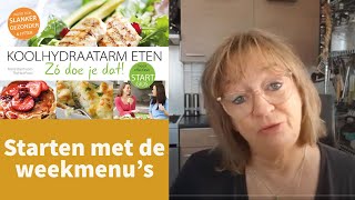 Uitleg starten met de weekmenus [upl. by Nauqit333]