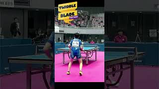 AWESOME POINT ☯ Backhand chop amp Attack 🏓 Ojio Haruna [upl. by Lapo]