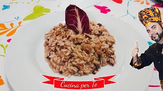 Risotto Salsiccia E Radicchio [upl. by Yrehcaz]