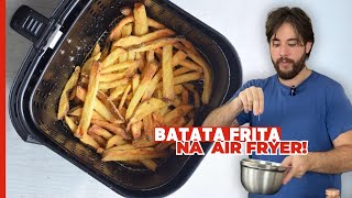 BATATA FRITA NA AIRFRYER  SUPER CROCANTE E SEQUINHA [upl. by Nicolette488]